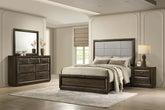 Best Furniture Outlet - Coaster - Atlas 4-piece California King Bedroom Set Dark Oak - 215971KW-S4