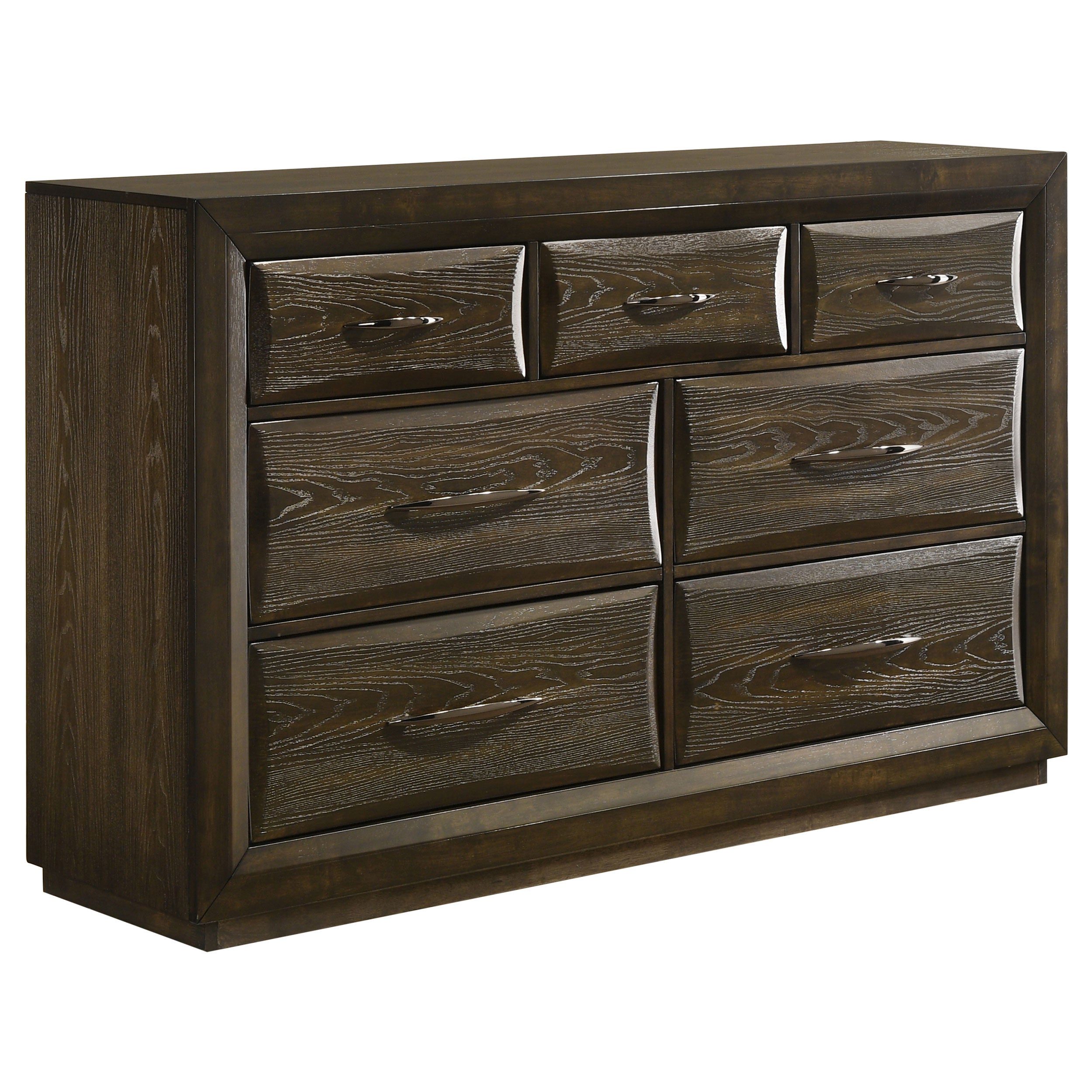 Best Furniture Outlet - Coaster - Atlas 7-drawer Bedroom Dresser Cabinet Dark Oak - 215973
