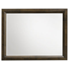 Atlas Bedroom Dresser Mirror Dark Oak