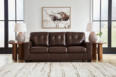 Best Furniture Outlet - Ashley Furniture - Santorine Living Room - Sofa / Dark Brown - 2170638