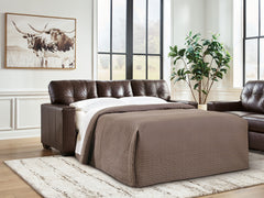 Best Furniture Outlet - Ashley Furniture - Santorine Living Room - Queen Sofa Sleeper / Dark Brown - 2170639