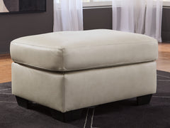 Best Furniture Outlet - Ashley Furniture - Santorine Living Room - Ottoman / Bone - 2170814