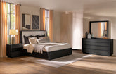 Best Furniture Outlet - Coaster - Leandro 4-piece Queen Bedroom Set Burnished Black - 222491Q-S4