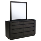 Best Furniture Outlet - Coaster - Leandro 8-drawer Bedroom Dresser with Mirror Burnished Black - 222493M