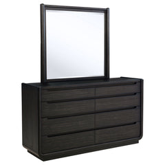 Best Furniture Outlet - Coaster - Leandro 8-drawer Bedroom Dresser with Mirror Burnished Black - 222493M