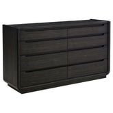 Best Furniture Outlet - Coaster - Leandro 8-drawer Bedroom Dresser Cabinet Burnished Black - 222493