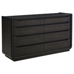 Best Furniture Outlet - Coaster - Leandro 8-drawer Bedroom Dresser Cabinet Burnished Black - 222493