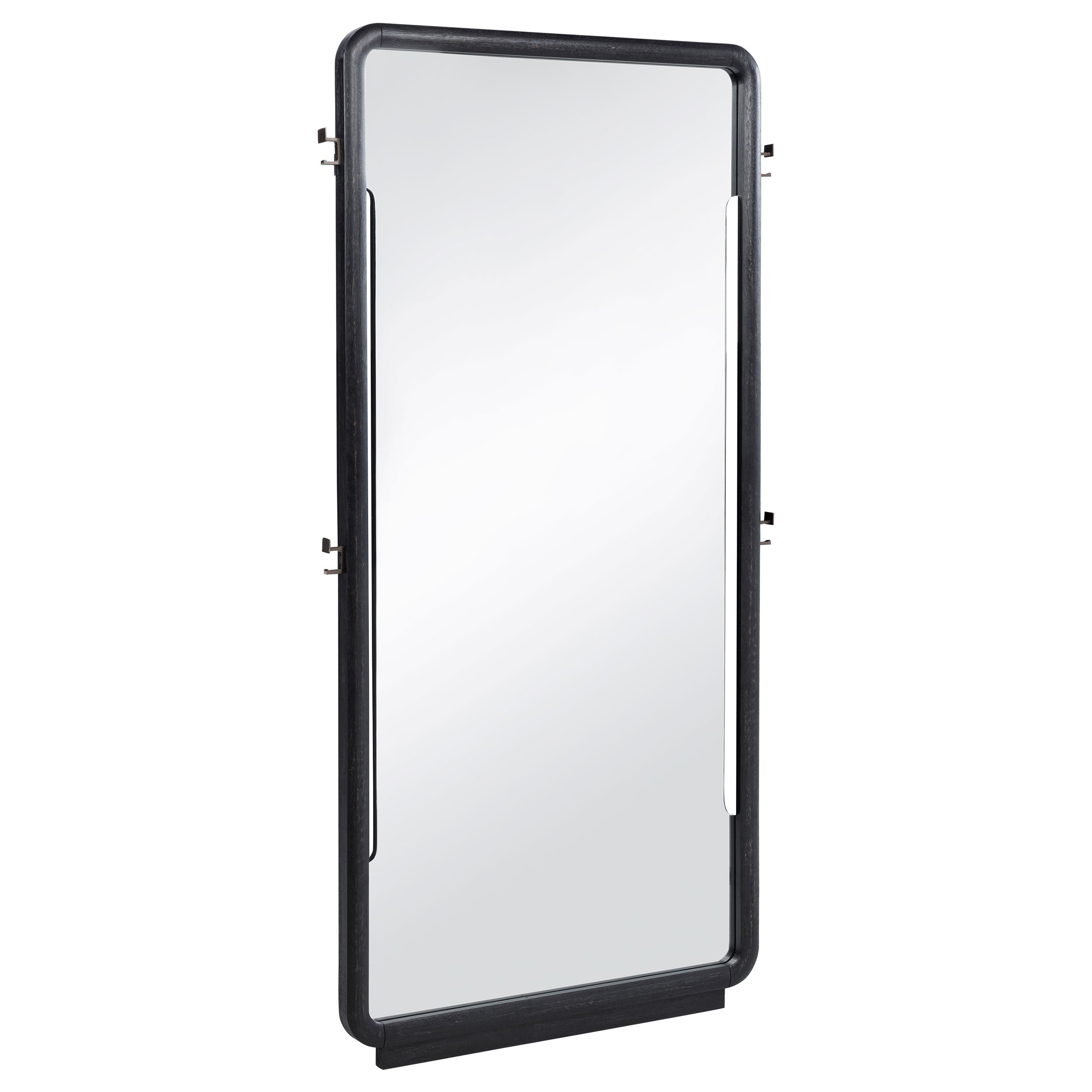 Best Furniture Outlet - Coaster - Leandro 76-inch Full Length Floor Mirror Burnished Black - 222498