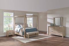 Best Furniture Outlet - Coaster - Solano 4-piece California King Bedroom Set Weathered Mango - 222520KW-S4