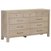 Best Furniture Outlet - Coaster - Solano 9-drawer Bedroom Dresser Cabinet Weathered Mango - 222523