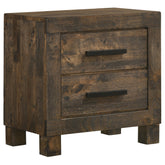 Best Furniture Outlet - Coaster - Woodmont 2-drawer Nightstand Rustic Golden Brown - 222632