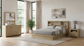 Best Furniture Outlet - Coaster - Hendricks 4-piece California King Bedroom Set Light Oak - 222650KW-S4