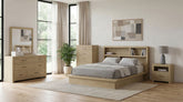 Best Furniture Outlet - Coaster - Hendricks 5-piece California King Bedroom Set Light Oak - 222650KW-S5