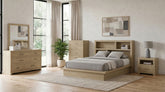 Best Furniture Outlet - Coaster - Hendricks 5-piece Queen Bedroom Set Light Oak - 222650Q-S5