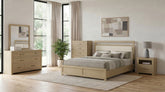 Best Furniture Outlet - Coaster - Hendricks 5-piece California King Bedroom Set Light Oak - 222651KW-S5