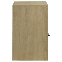 Hendricks 1-drawer Nightstand Bedside Table with Cubby Light Oak