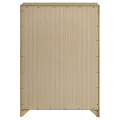 Hendricks 5-drawer Bedroom Chest of Drawers Light Oak