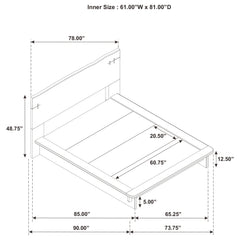 Stillwater Queen Platform Bed