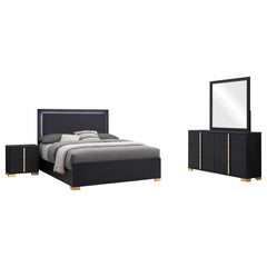 Marceline 4-piece Queen Bedroom Set Black