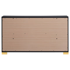 Marceline 6-drawer Dresser Black
