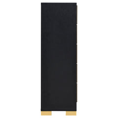 Marceline 5-drawer Bedroom Chest Black