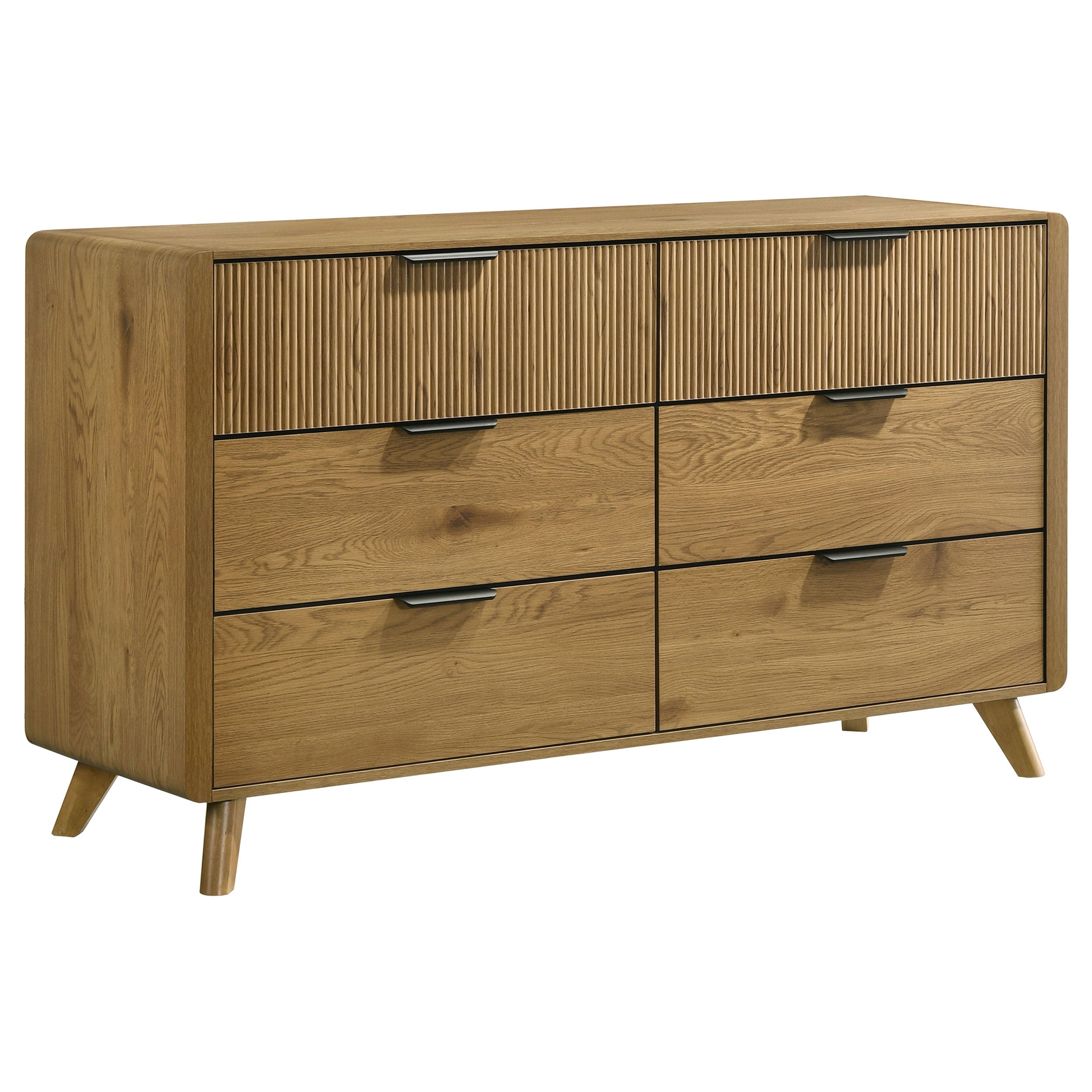 Best Furniture Outlet - Coaster - Bennett 6-drawer Bedroom Dresser Cabinet Light Oak - 222903