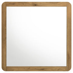 Bennett Bedroom Dresser Mirror Light Oak
