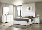 Best Furniture Outlet - Coaster - Marceline 4-piece Eastern King Bedroom Set White - 222931KE-S4