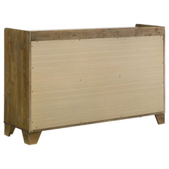 Henderson 4-piece Eastern King Bedroom Set Medium Oak