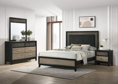 Best Furniture Outlet - Coaster - Valencia 4-piece Eastern King Bedroom Set Black - 223041KE-S4