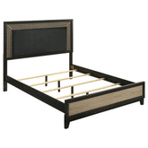 Best Furniture Outlet - Coaster - Valencia Wood Eastern King Panel Bed Black - 223041KE