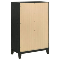 Valencia 5-piece Queen Bedroom Set Black
