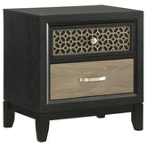 Best Furniture Outlet - Coaster - Valencia 2-drawer Nightstand Black - 223042