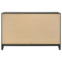 Valencia 6-drawer Dresser Black