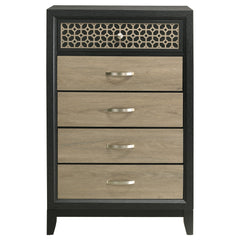 Valencia 5-drawer Bedroom Chest Black