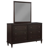 Best Furniture Outlet - Coaster - Emberlyn 6-drawer Dresser with Mirror Brown - 223063M