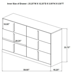 Ines 4-piece Queen Bedroom Set Grey and White High Gloss