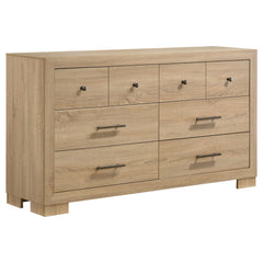 Arielle 4-piece Eastern King Bedroom Set Light Oak