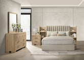 Best Furniture Outlet - Coaster - Arielle 4-piece Queen Bedroom Set Light Oak - 223111Q-S4