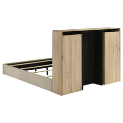 Arielle 4-piece Queen Bedroom Set Light Oak