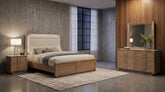Best Furniture Outlet - Coaster - Leanne 4-piece Queen Bedroom Set Light Oak - 223131Q-S4