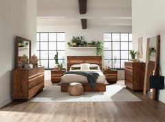 Best Furniture Outlet - Coaster - Winslow 4-piece Queen Bedroom Set Smokey Walnut - 223250Q-S4