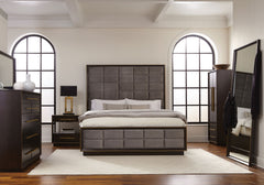 Durango 77-inch Eastern King Panel Bed Smoked Peppercorn