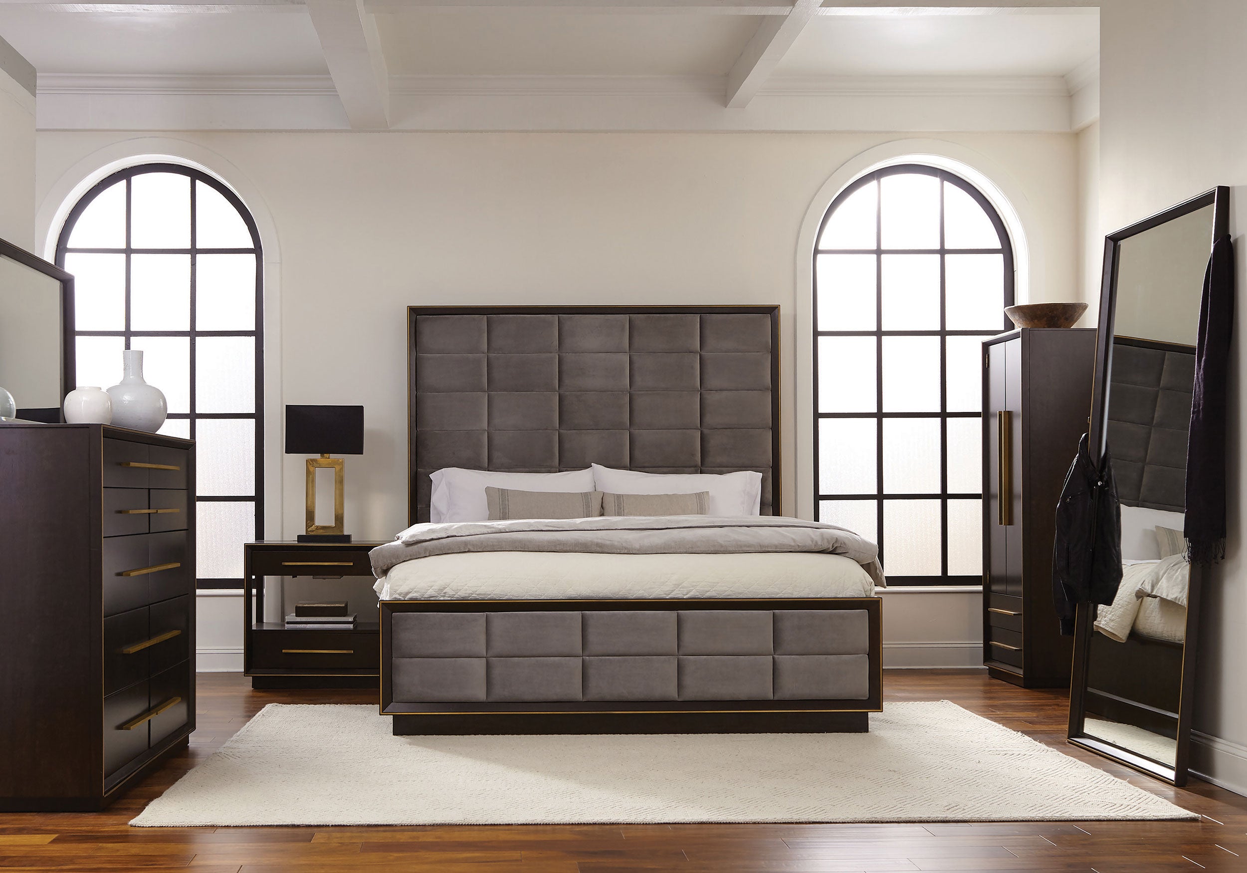 Best Furniture Outlet - Coaster - Durango 5-piece Queen Bedroom Set Smoked Peppercorn - 223261Q-S5