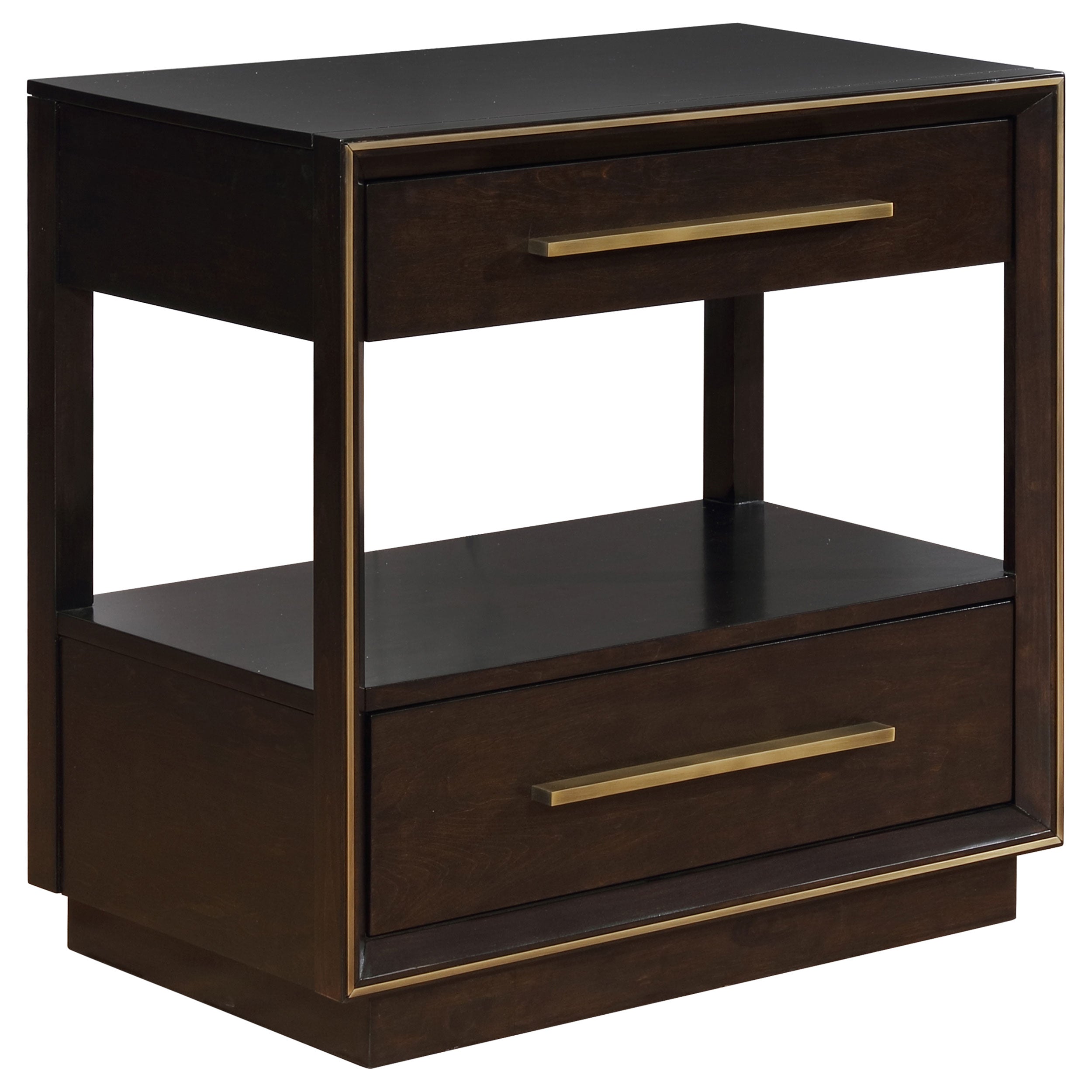 Best Furniture Outlet - Coaster - Durango 2-drawer Nightstand Smoked Peppercorn - 223262