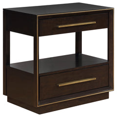 Best Furniture Outlet - Coaster - Durango 2-drawer Nightstand Smoked Peppercorn - 223262