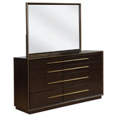 Best Furniture Outlet - Coaster - Durango 8-drawer Dresser with Mirror Smoked Peppercorn - 223263M