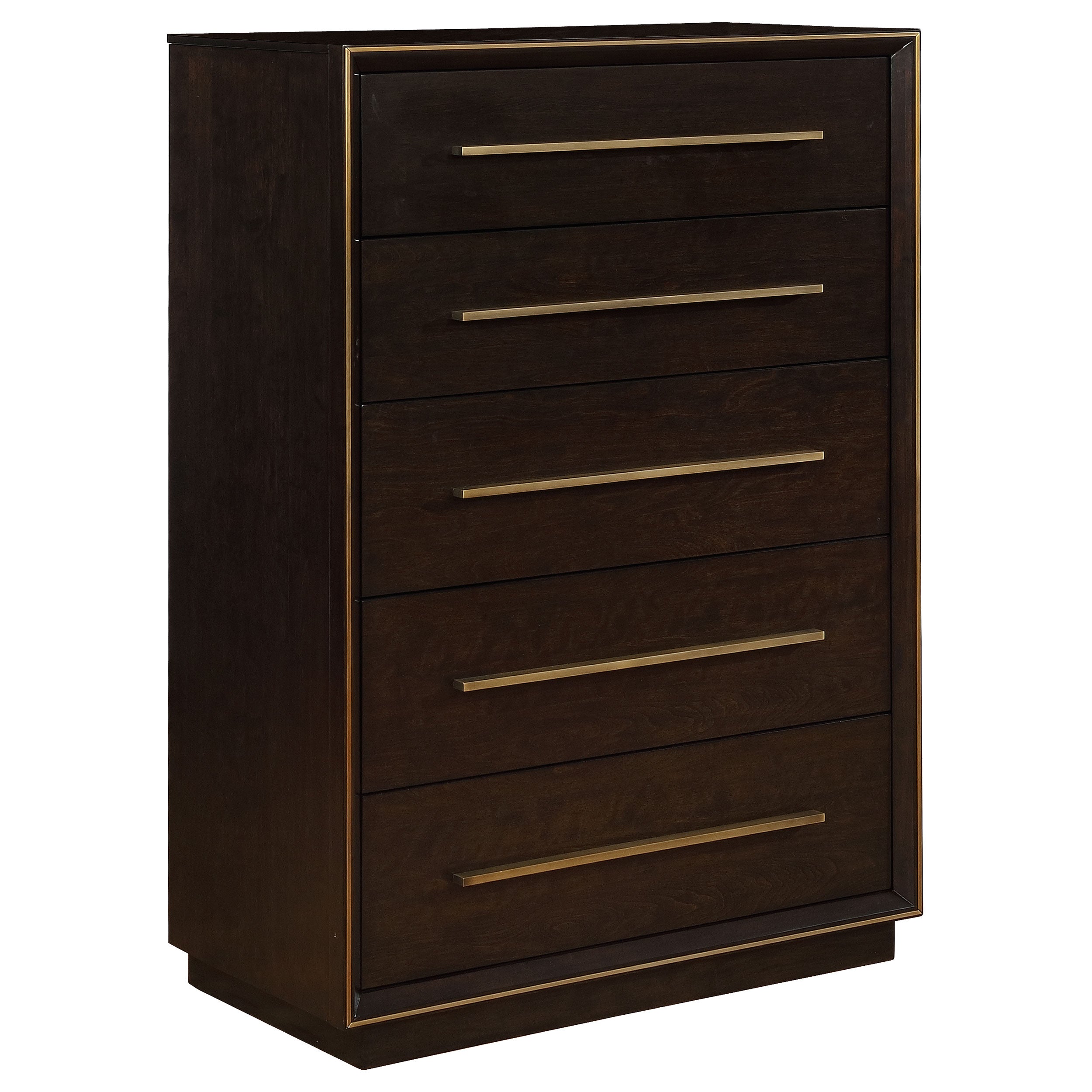 Best Furniture Outlet - Coaster - Durango 5-drawer Bedroom Chest Smoked Peppercorn - 223265