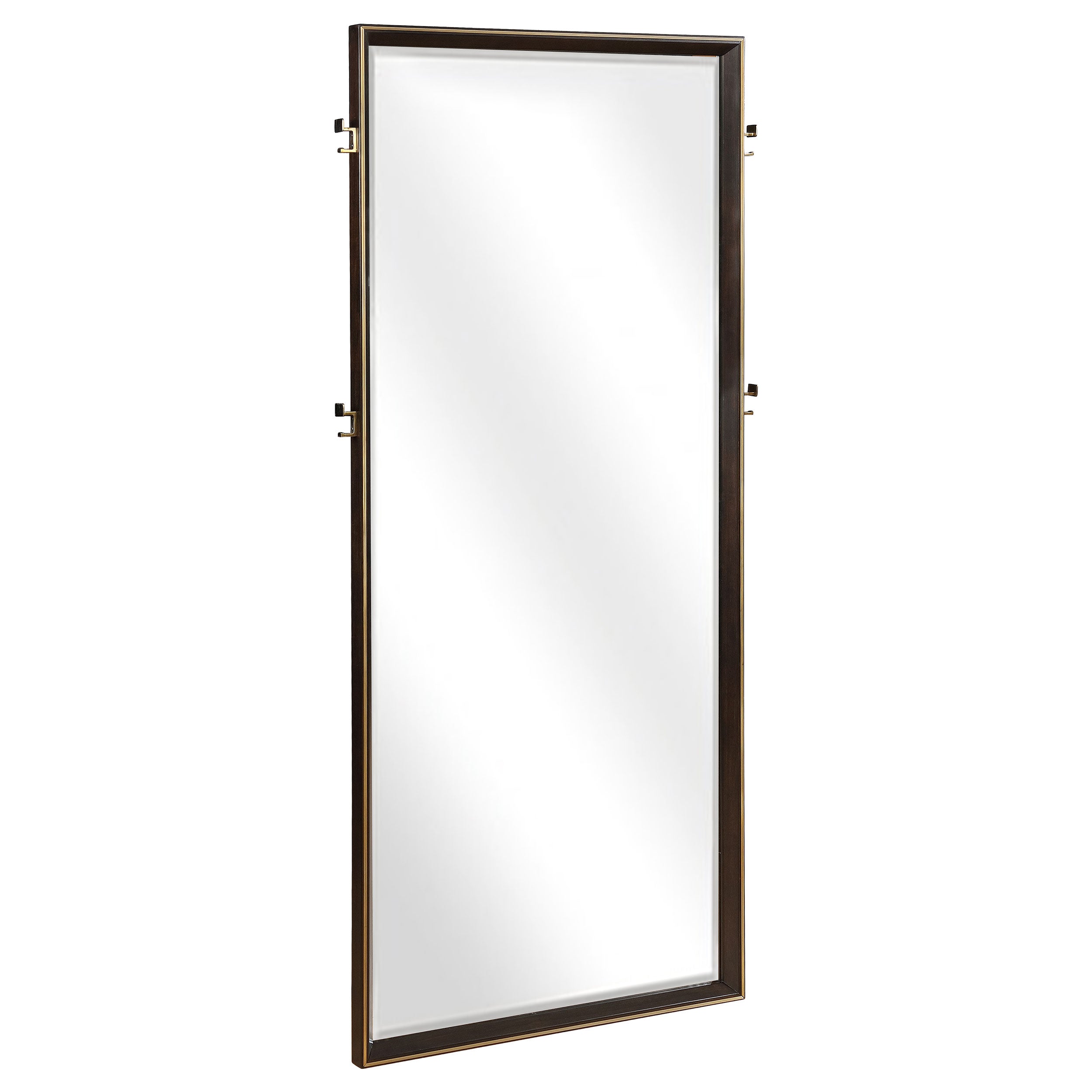 Best Furniture Outlet - Coaster - Durango 80-inch Standing Floor Mirror Smoked Peppercorn - 223270