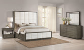 Best Furniture Outlet - Coaster - Durango 4-piece Eastern King Bedroom Set Taupe Oak - 223271KE-S4